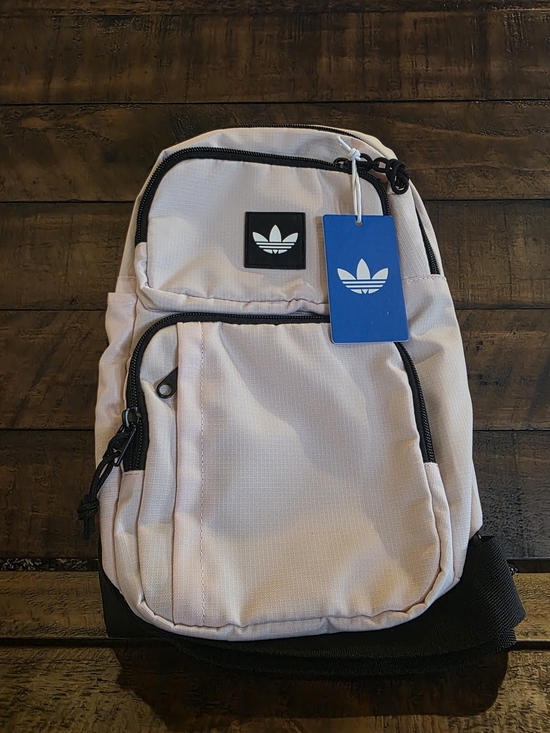 adidas Originals Handbags - Adidas Sand Pink/Black Crossbody